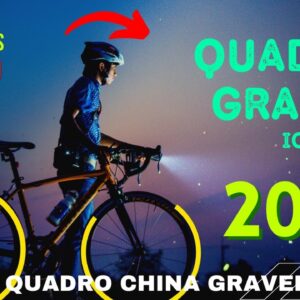ICAN GJ01  - QUADRO GRAVEL DE FIBRA DE CARBONO